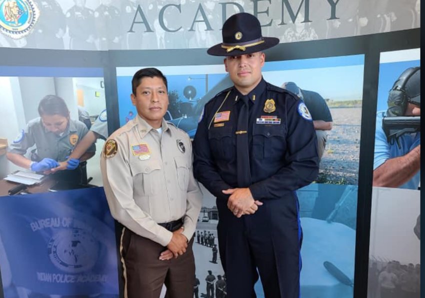 Congratulations!!  Wildlife and Parks Officer Jason Murray graduated from the United States Indian Police Academy at the Federal Law Enforcement Training Center in Artesia, New Mexico.